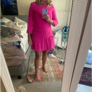 Victoria Beckham!! Fit and flare lightweight poly blend size M